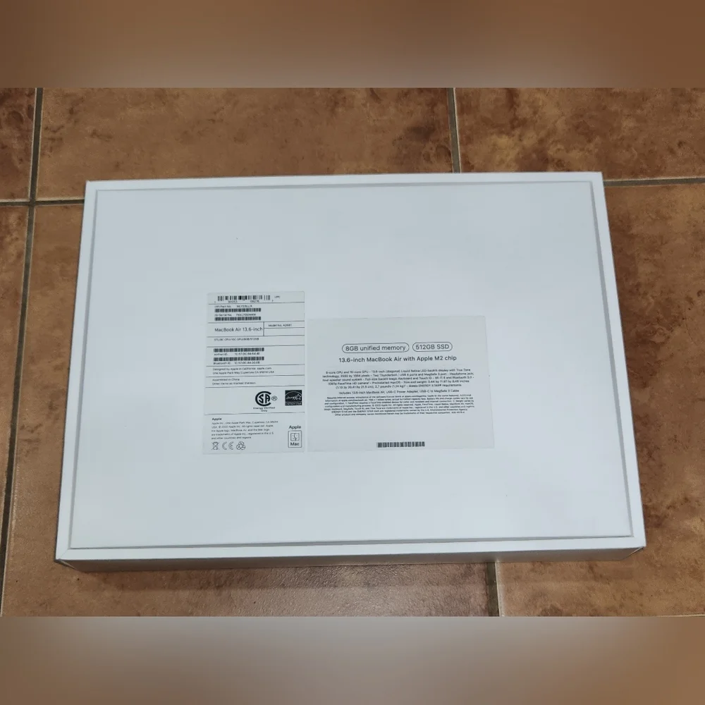 MacBook Air 13-inch Empty Box